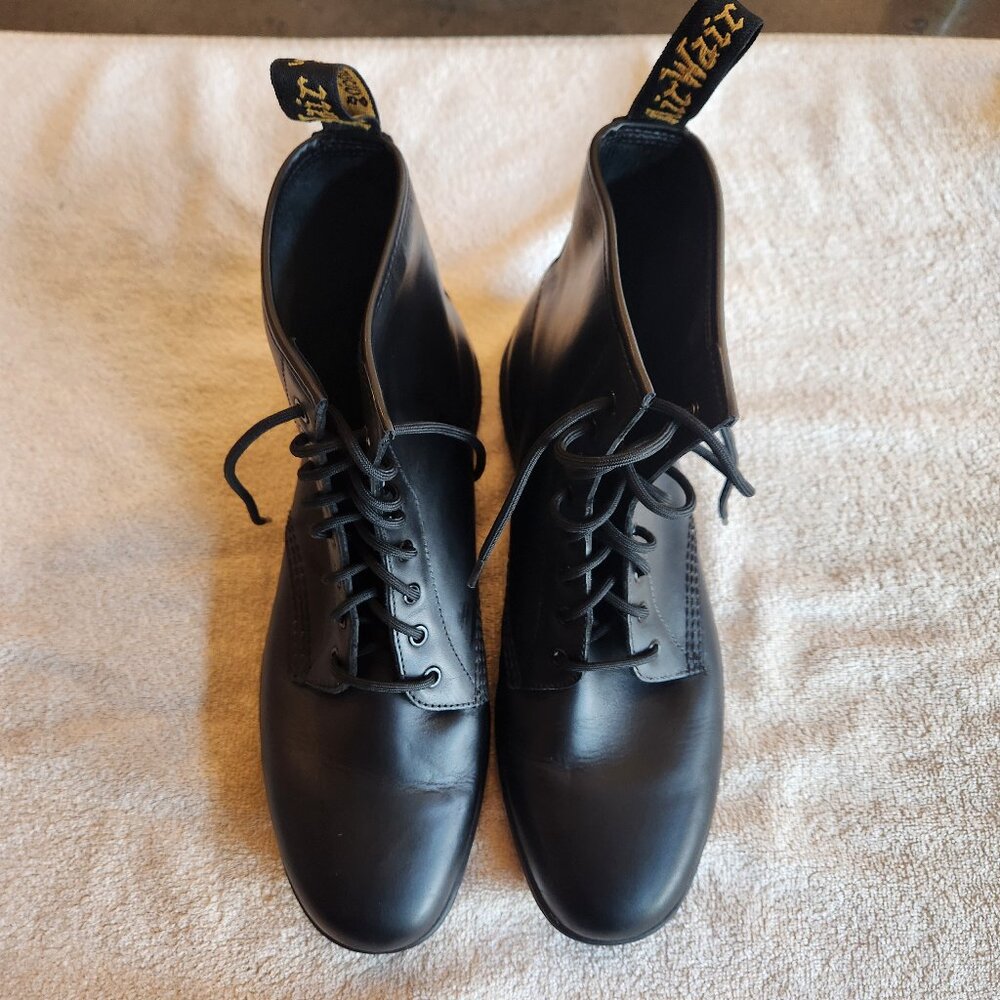 Dr. Martens Newton Black Leather Boots Men's US13